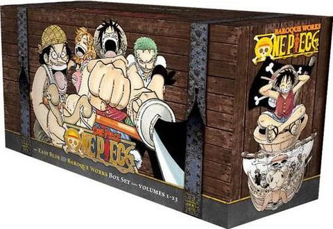 One Piece Box Set 1: East Blue and Baroque Works: Volumes 1-23 with Premium